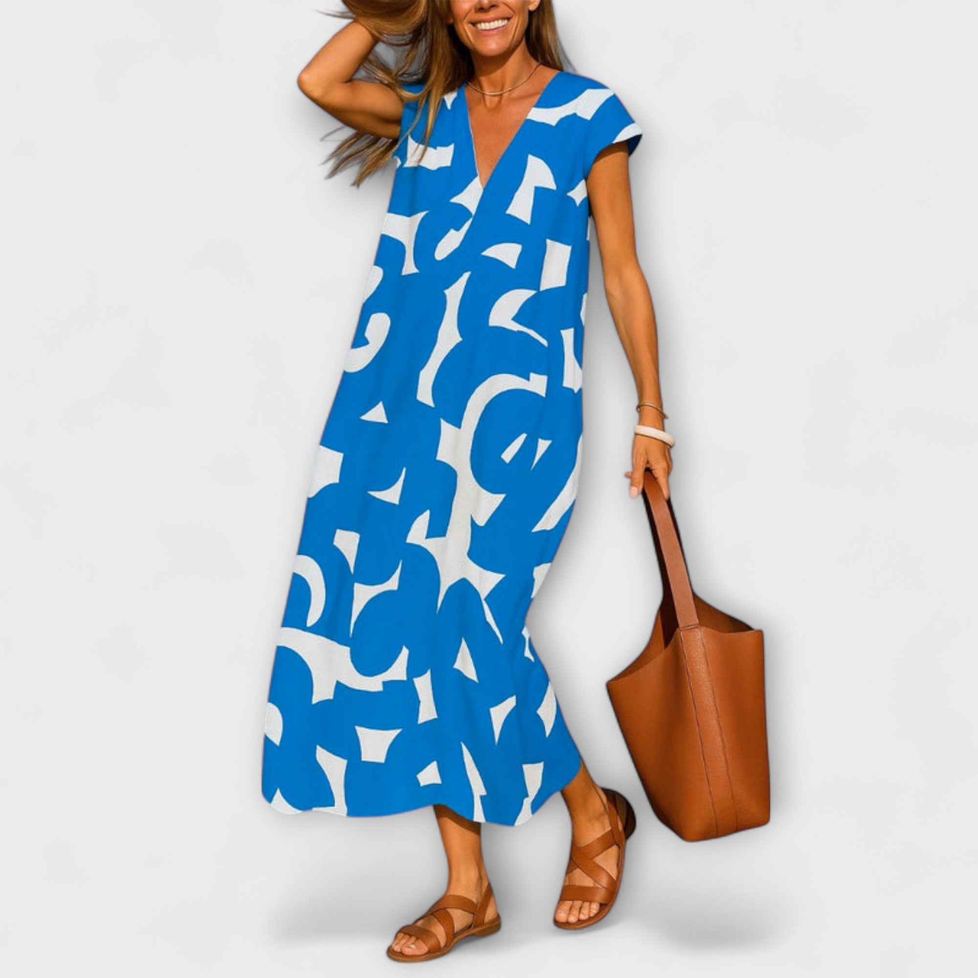 Linae – Lightweight Dress with V-Neck