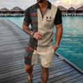 Erik | Time Traveler Polo Shirt & Shorts Set