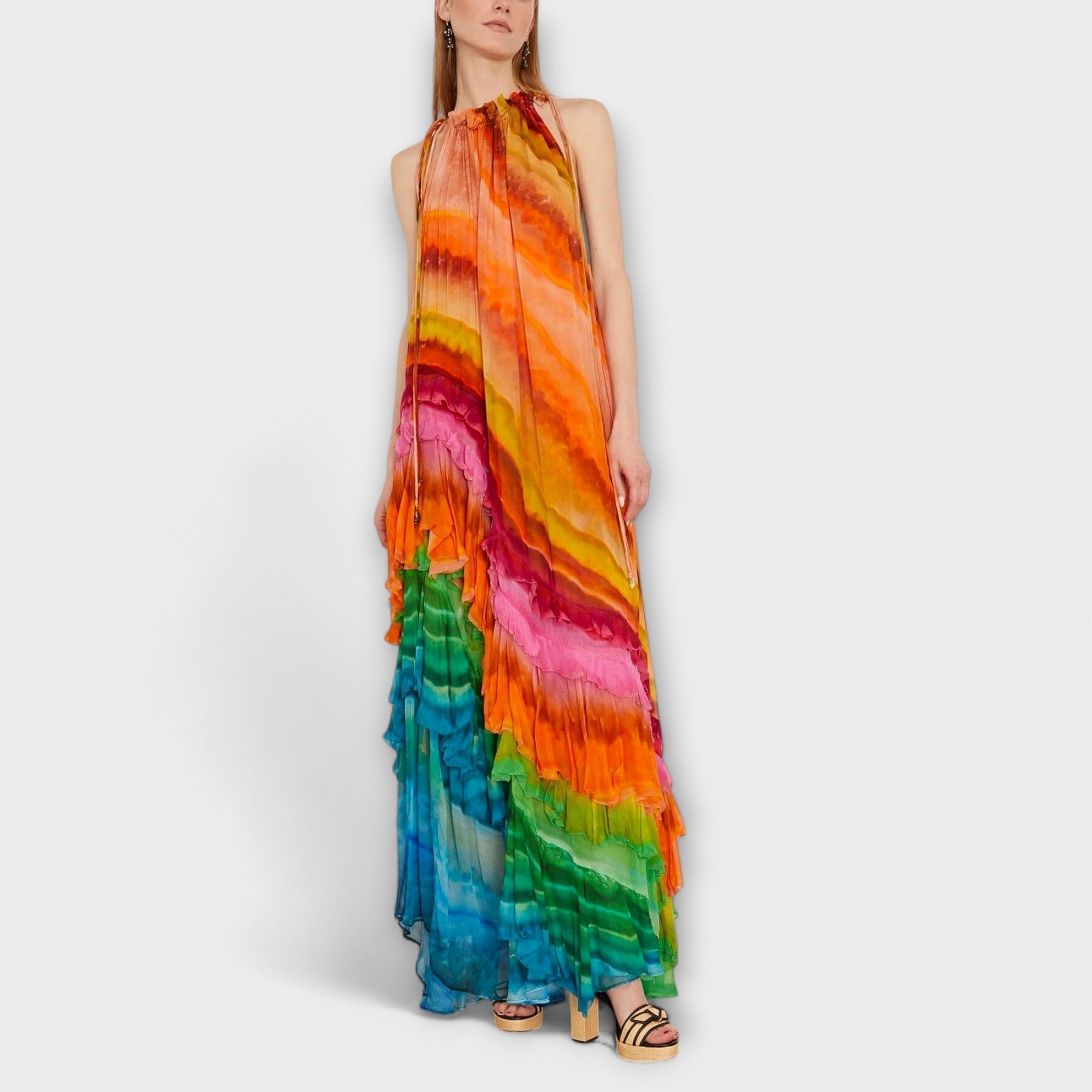 Iris - Ruffle Gown