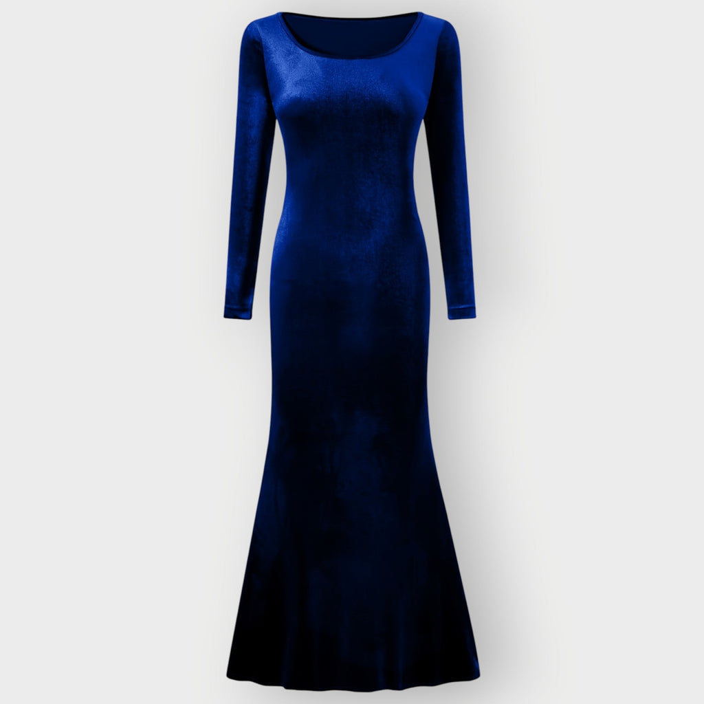 Kryenna | Luxe Evening Silhouette Velvet Gown