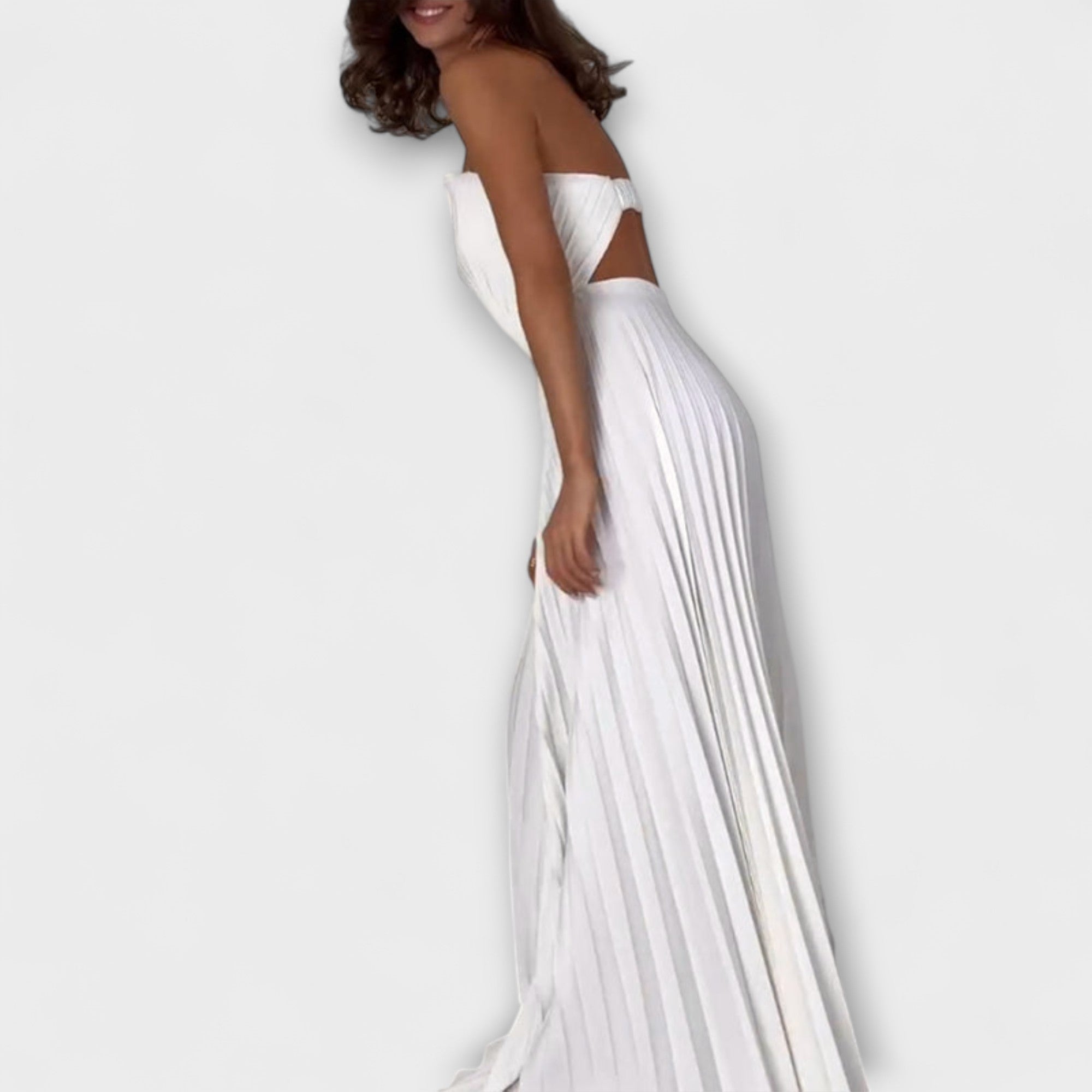 Athena - Chic Pleated Dress