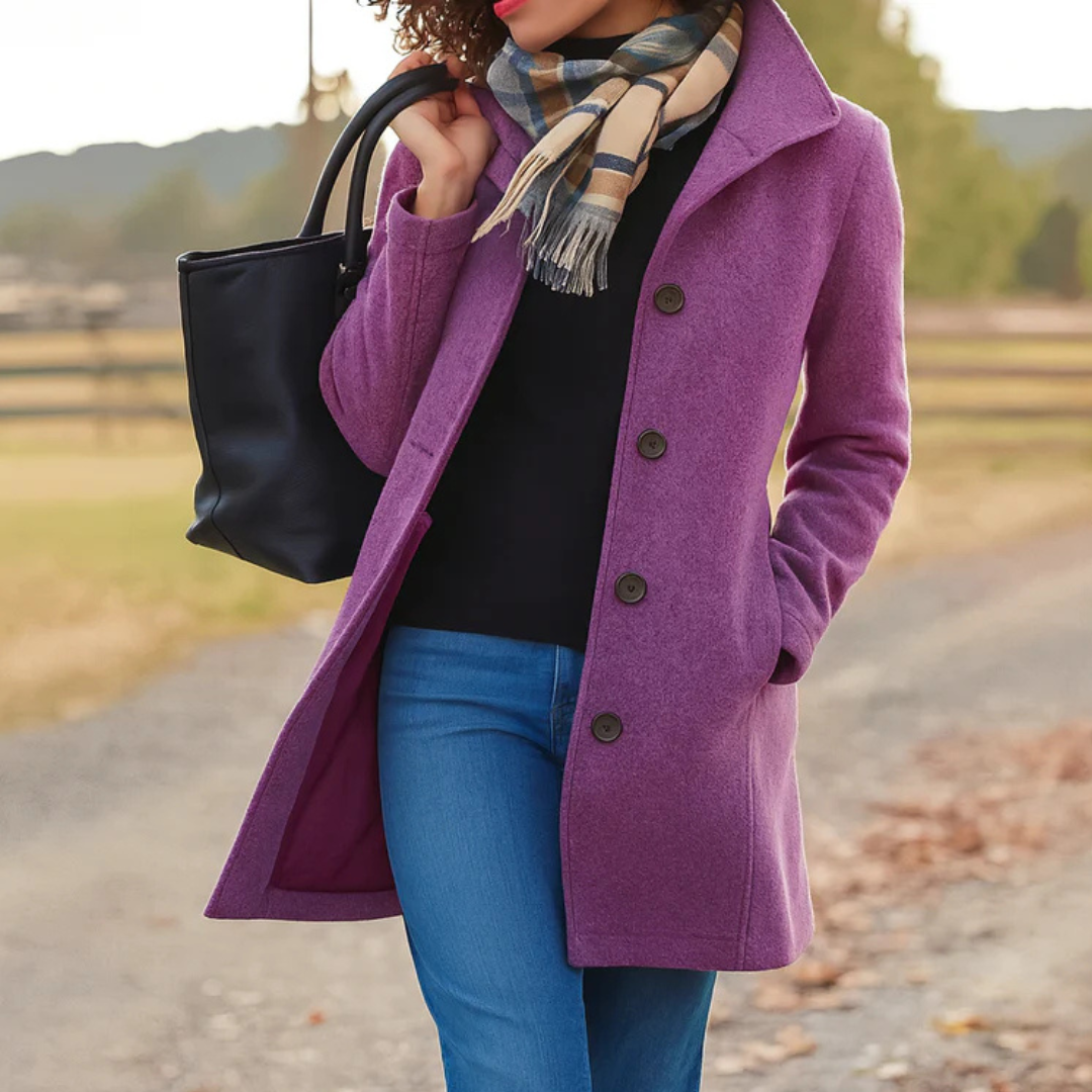 Aurora | Classic Single-Breasted Coat
