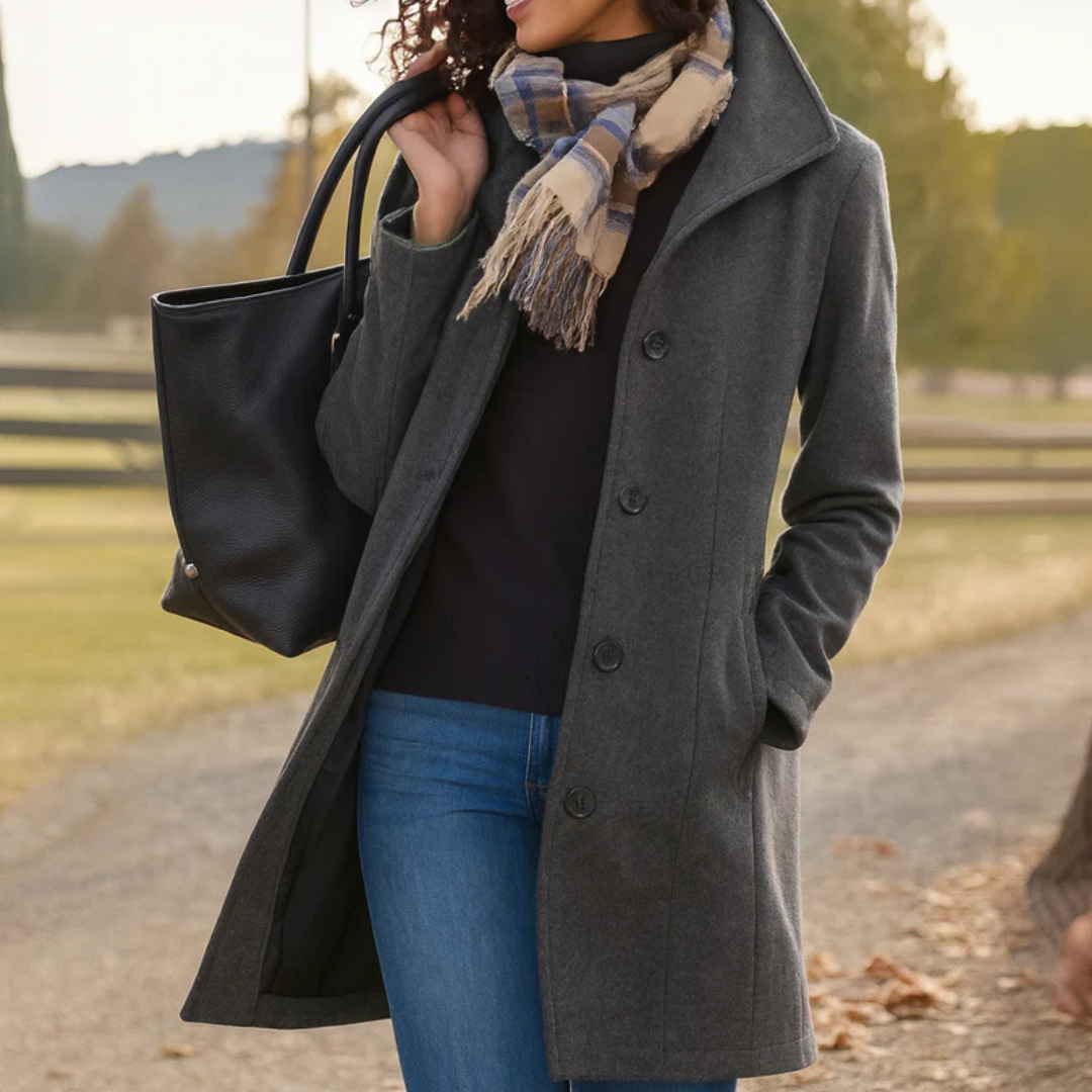 Aurora | Classic Single-Breasted Coat