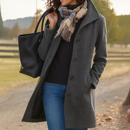 Aurora | Classic Single-Breasted Coat