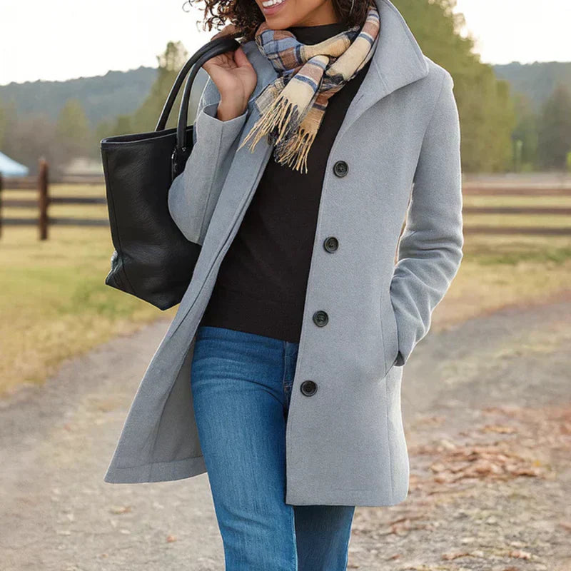 Aurora | Classic Single-Breasted Coat