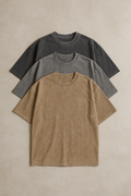 Essential Cotton Oversized Tee Set – 3-Pack