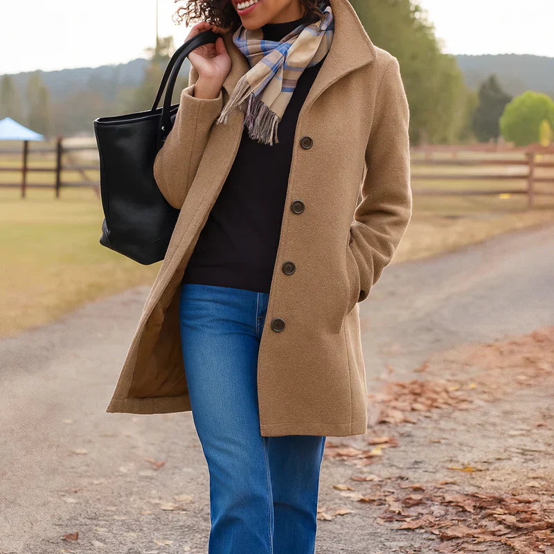 Aurora | Classic Single-Breasted Coat