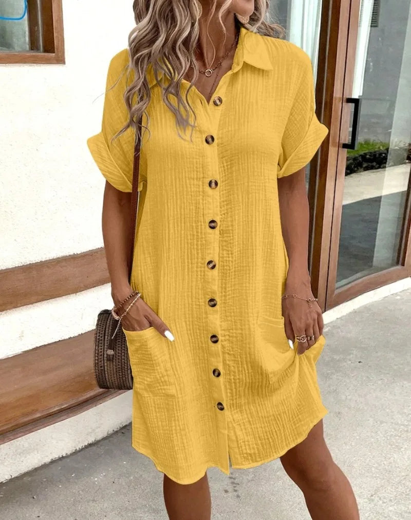 Elodie   | Elegant Shirt Dress