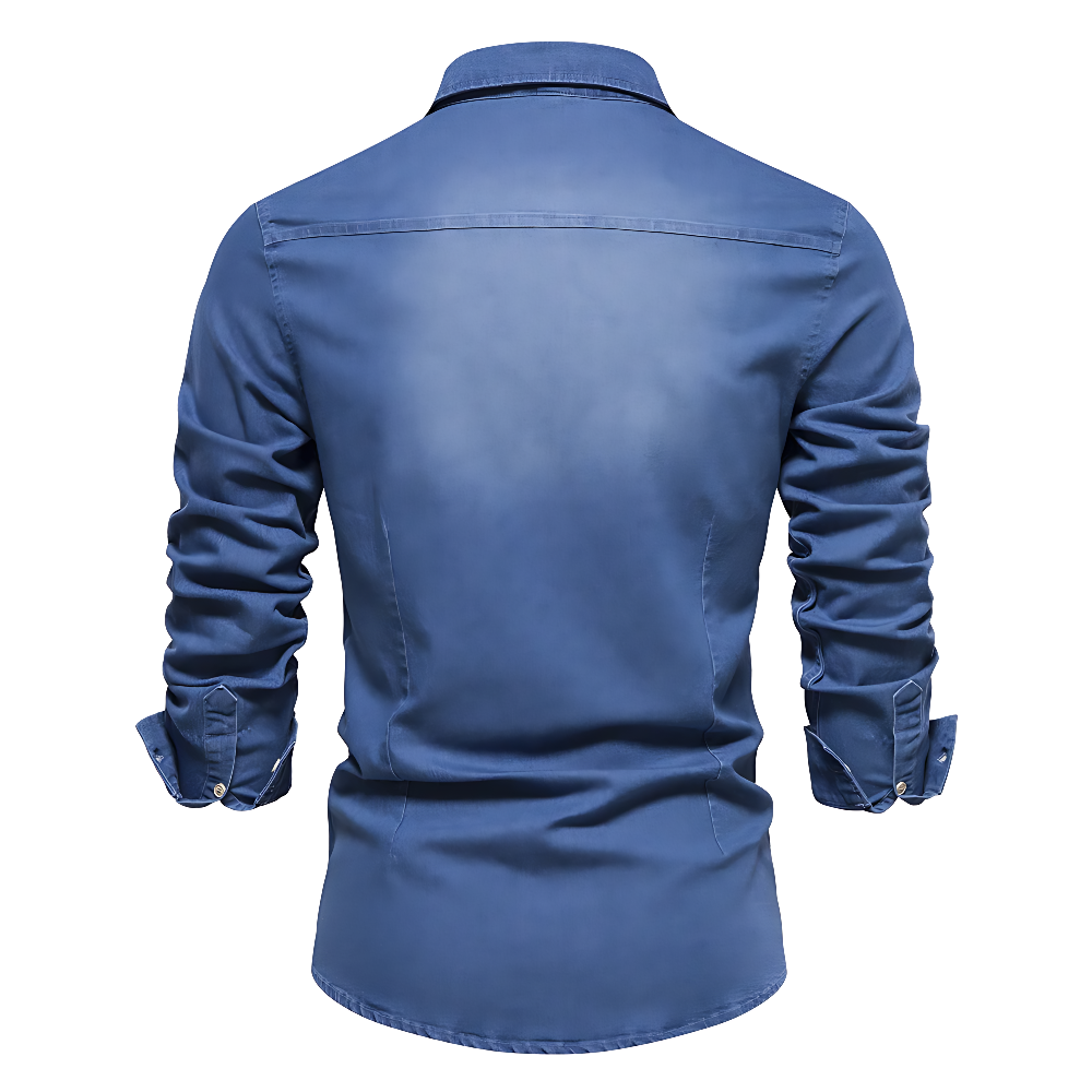 Jim™ | Casual Cotton & Denim Shirt