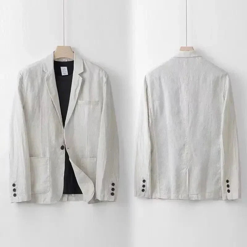 Savelli™ | Elegant Linen Suit