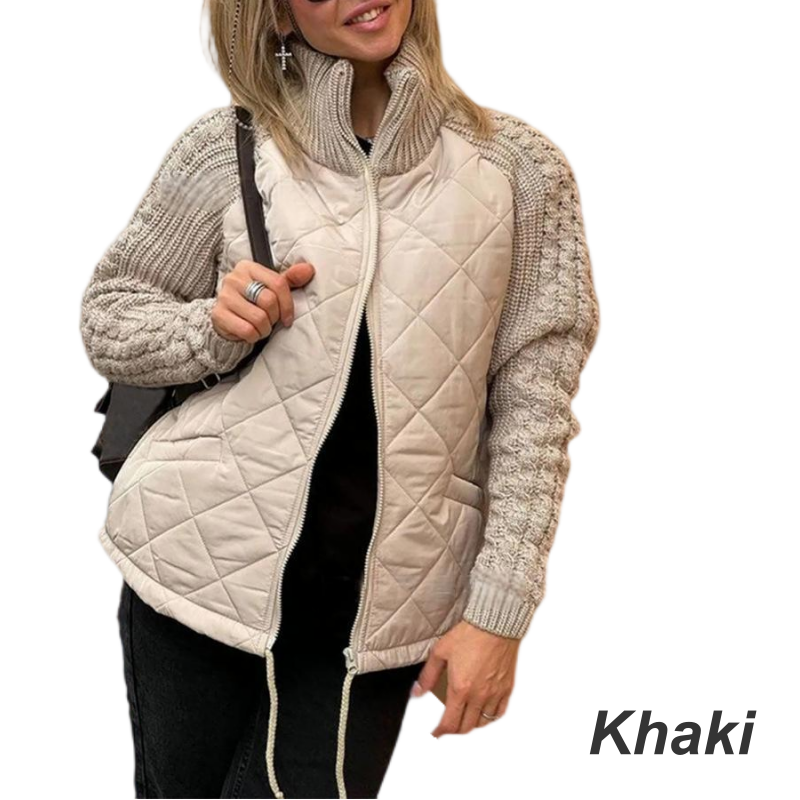 Clara - Soft-Knit Puffer Jacket