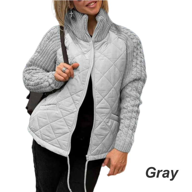 Clara - Soft-Knit Puffer Jacket